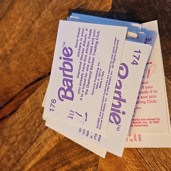 Vintage Barbie Sticker Album Diamond 1994 Unused Empty 50 Stickers - Picture 12 of 12